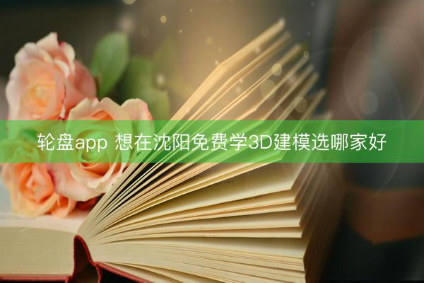 轮盘app 想在沈阳免费学3D建模选哪家好
