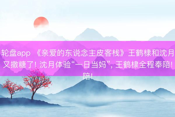 轮盘app 《亲爱的东说念主皮客栈》王鹤棣和沈月又撒糖了! 沈月体验“一日当妈”， 王鹤棣全程奉陪!